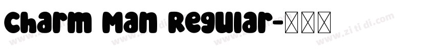 Charm Man Regular字体转换